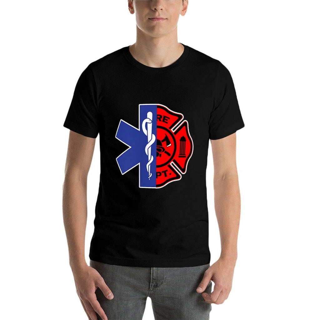 EMT Firefighter Firefighter Two Sided EMS Gift  Versatile T-Shirt