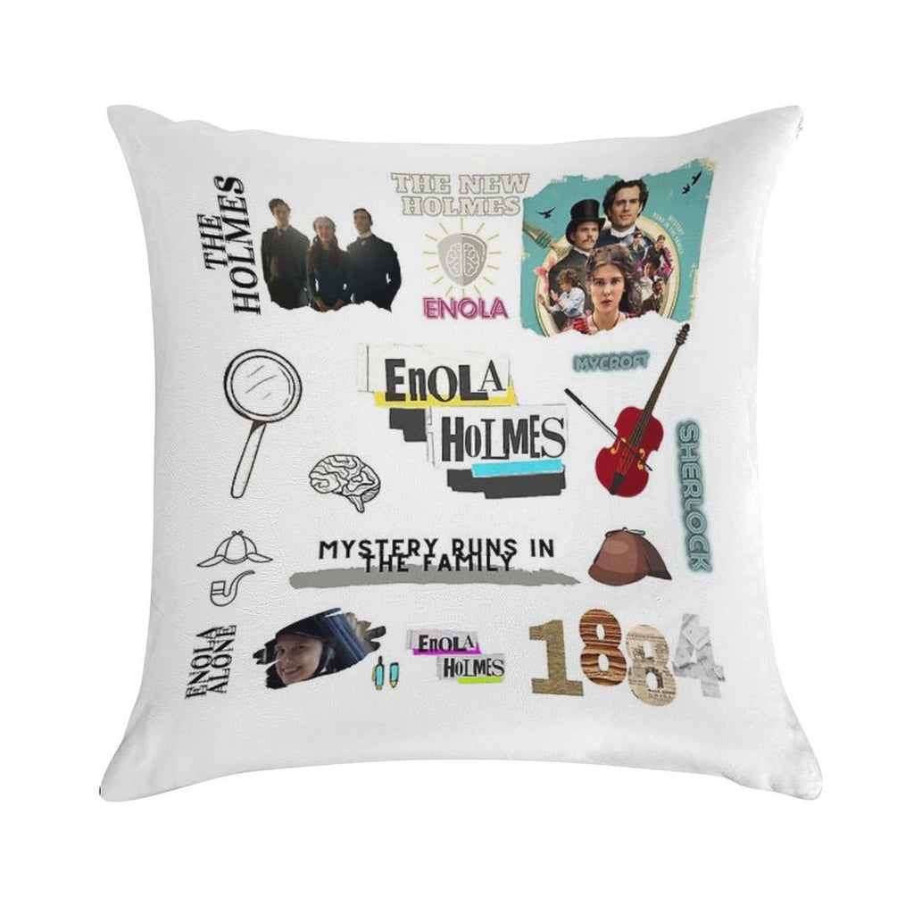 Enola Holmes Soft Style Accent Throw Pillow