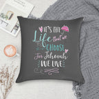 FOR JEHOVAH WE LIVE Soft Gift Ready Throw Pillow
