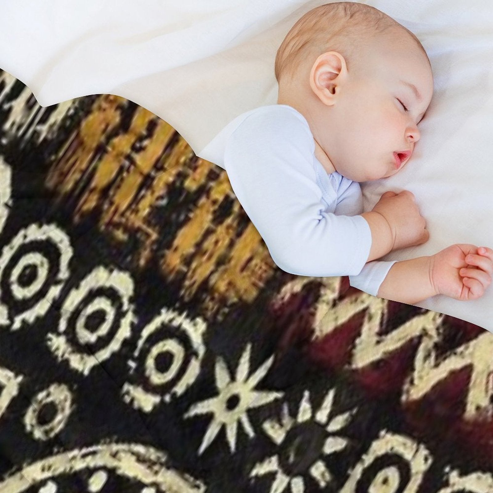 Boho Chic Print Versatility Throw Blanket