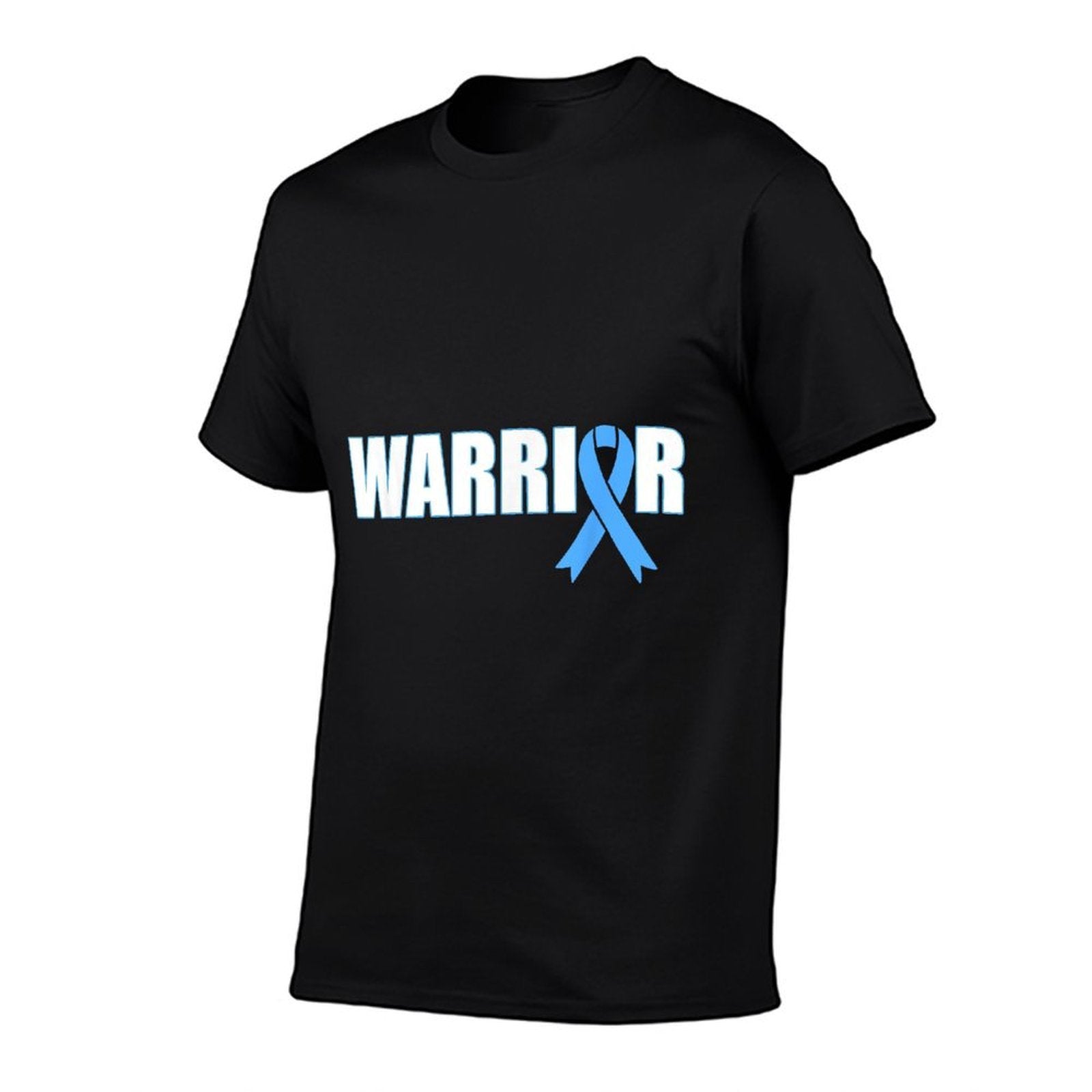 Prostate Cancer Warrior - Light Blue Ribbon for Men  Vintage-inspired T-Shirt