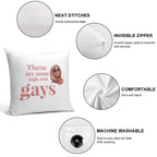 Tanya McQuoid White Lotus Quotes Soft Hidden Zipper Throw Pillow