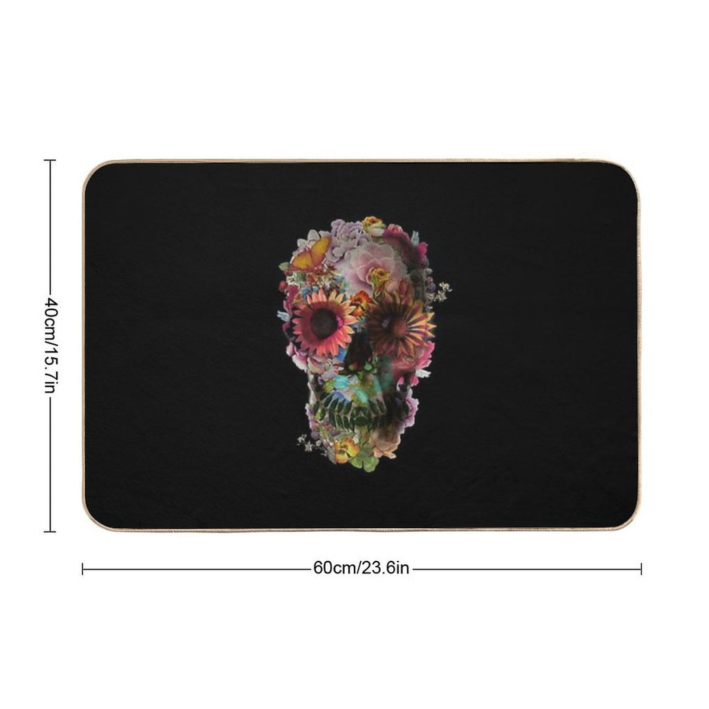 Skull 2  Dirt-Trapping Bath Mat