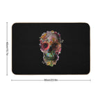 Skull 2  Dirt-Trapping Bath Mat