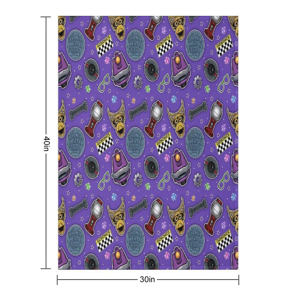 MST3K Pattern Durable Throw Blanket