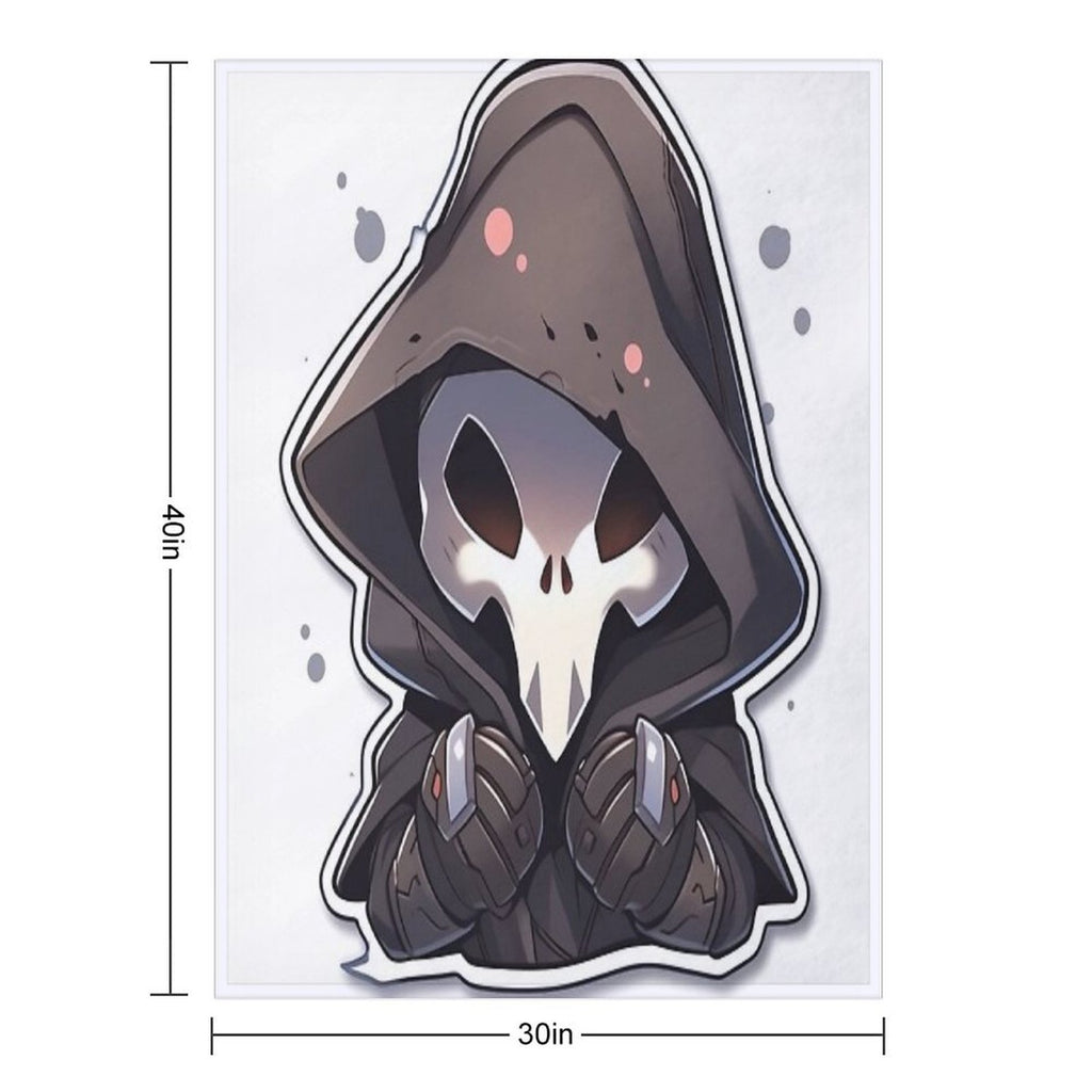 Cute Reaper Durable Throw Blanket