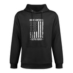Make America Alpha Again Funny US Patriotic Party for Women Men Kangaroo Pocket Hoodie