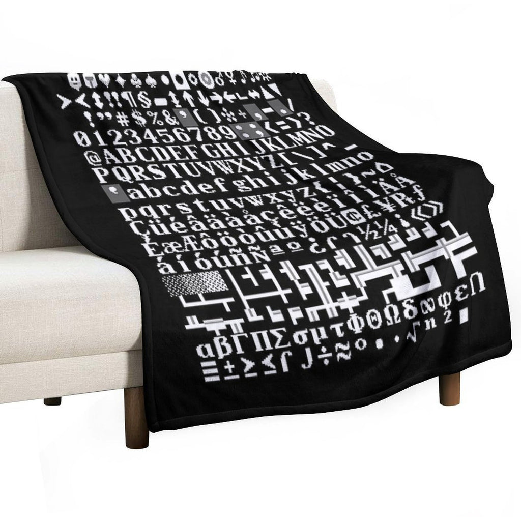 Dwarf Fortress Tile Set FnordSet Multi-functional Throw Blanket