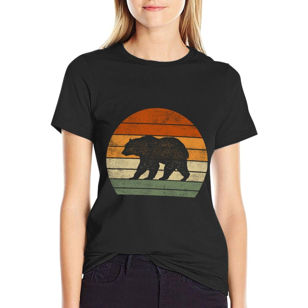 Bear Gifts For Women Men Polar Bear Wildlife Print Graphic  Breathable T-Shirt