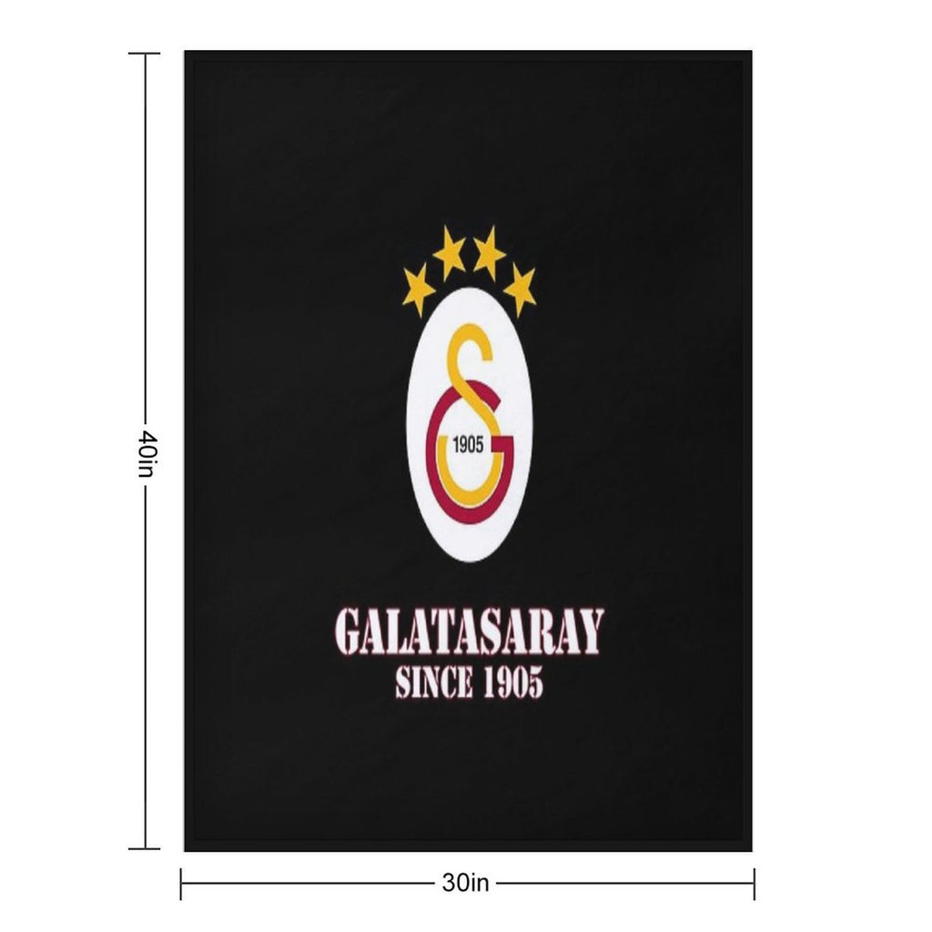 GALATASARAY SPOR KULUBU Velvety-soft Throw Blanket