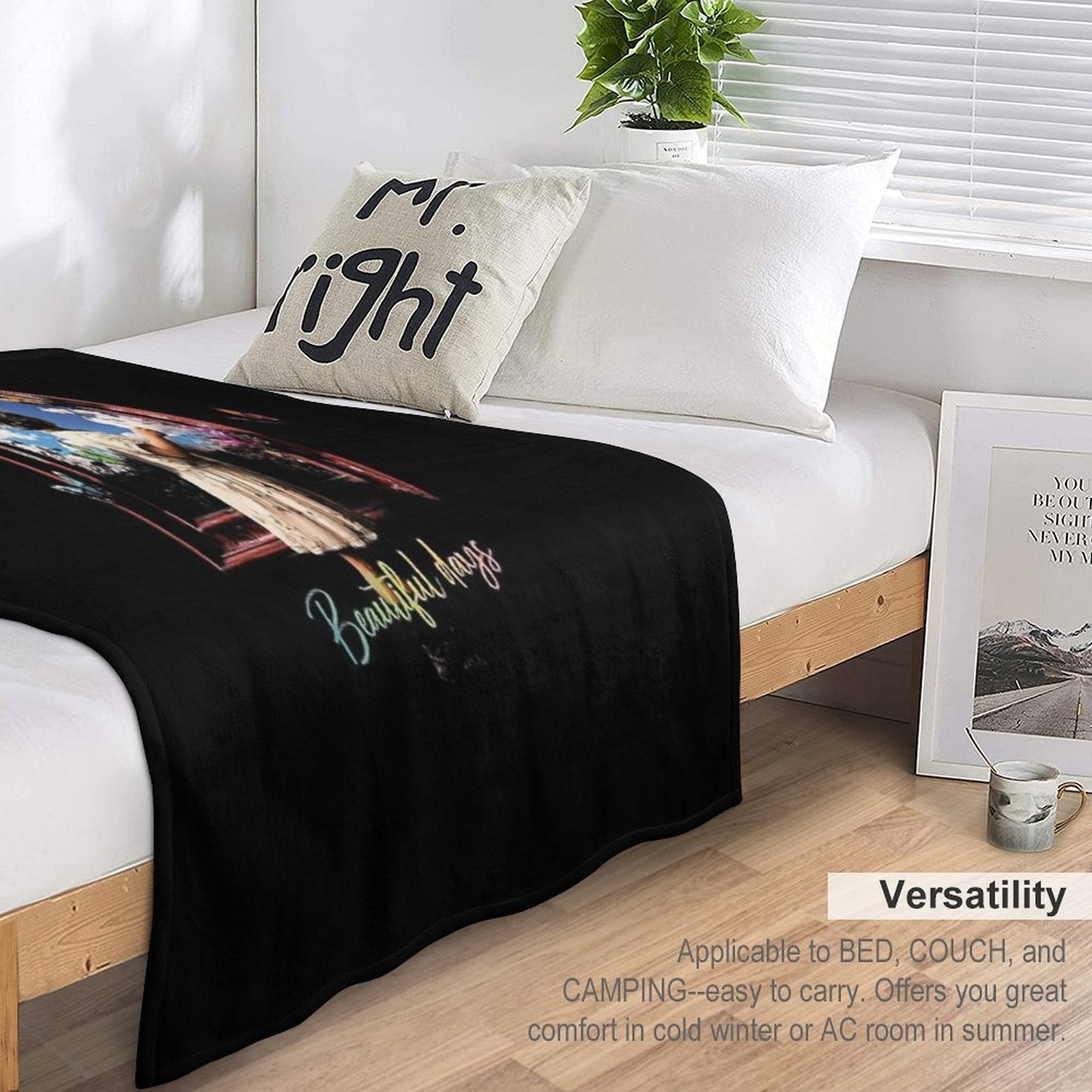 Nemophila Beautiful Days Velvety-soft Throw Blanket