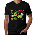 6 7 Six Seven Hand Gen Z Alpha Meme Slang Xmas Christmas Comfortable T-Shirt