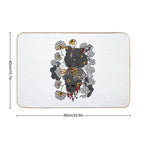 Tiger Dead Geisha  High-Traffic Bath Mat