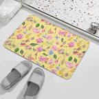 Flowers  Odorless Bath Mat