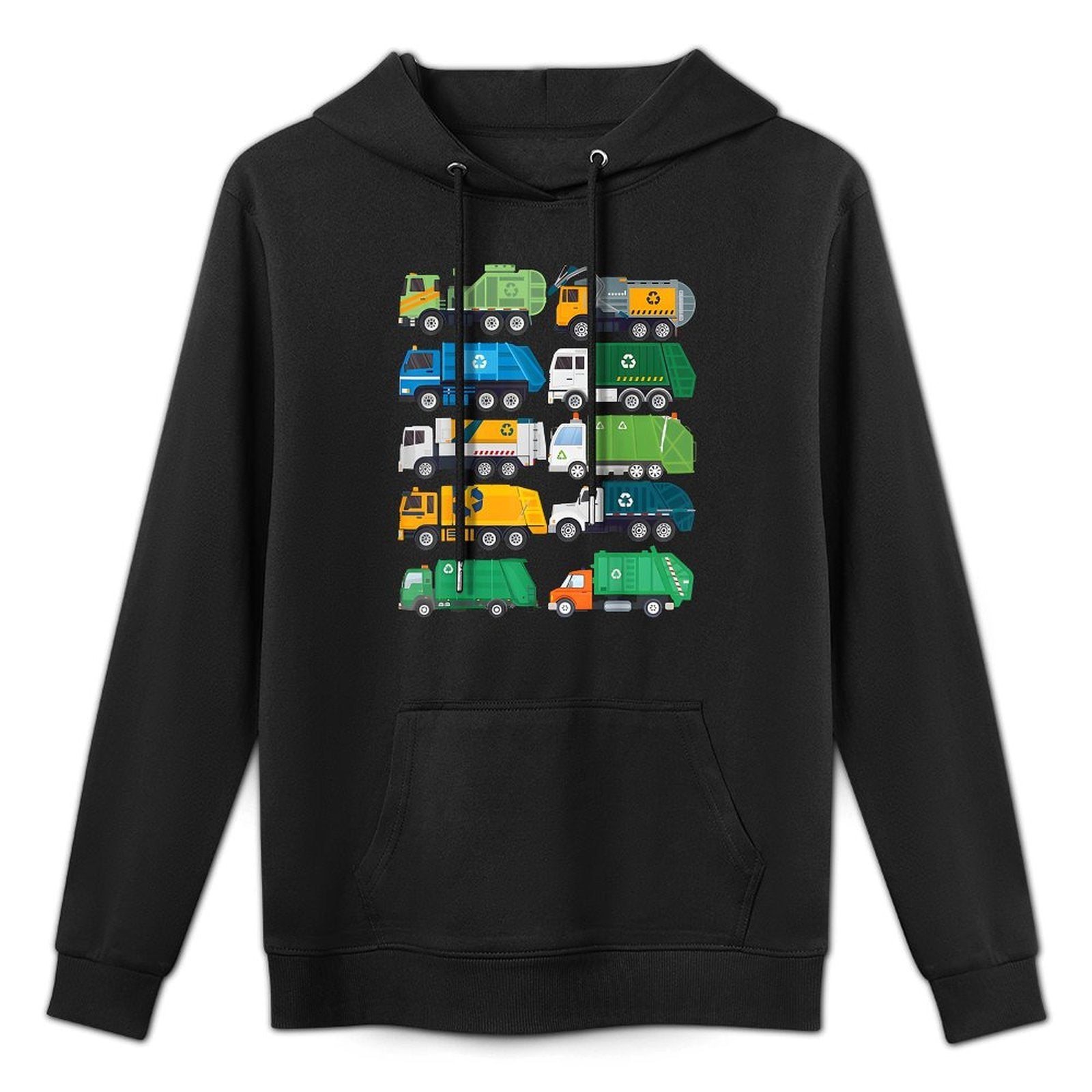 Garbage Truck Trash Waste Separation Costume Kids Toddler Relaxed Fit Hoodie