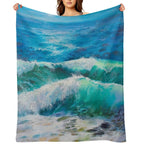 Perpetual Ocean All-season Throw Blanket