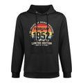 70 Years Old February 1952 Limited Edition 70th Birthday Shape Retention Hoodie