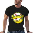 Funny Lets Go Bananas Vintage Graphic  Tagless Design T-Shirt