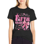 In My Fifth Grade Era Coquette Back To School Teacher Girl  Relaxed-fit T-Shirt
