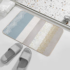 • A Design That Radiates Serenity with Soft Color Tones  Dirt-Trapping Bath Mat