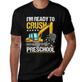 Kids Im Ready To Crush Preschool Construction Vehicle Boys  Soft T-Shirt