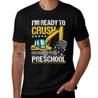 Kids Im Ready To Crush Preschool Construction Vehicle Boys  Soft T-Shirt
