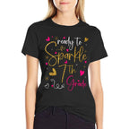 Ready To Sparkle 7th Grade Back To School Gifts For Girls  Quick-drying T-Shirt