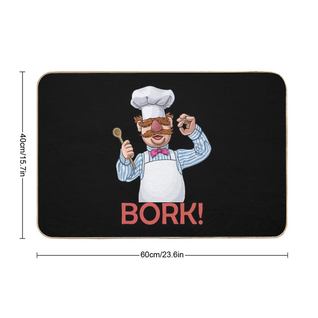 Swedish Chef  Non-Slip Bath Mat