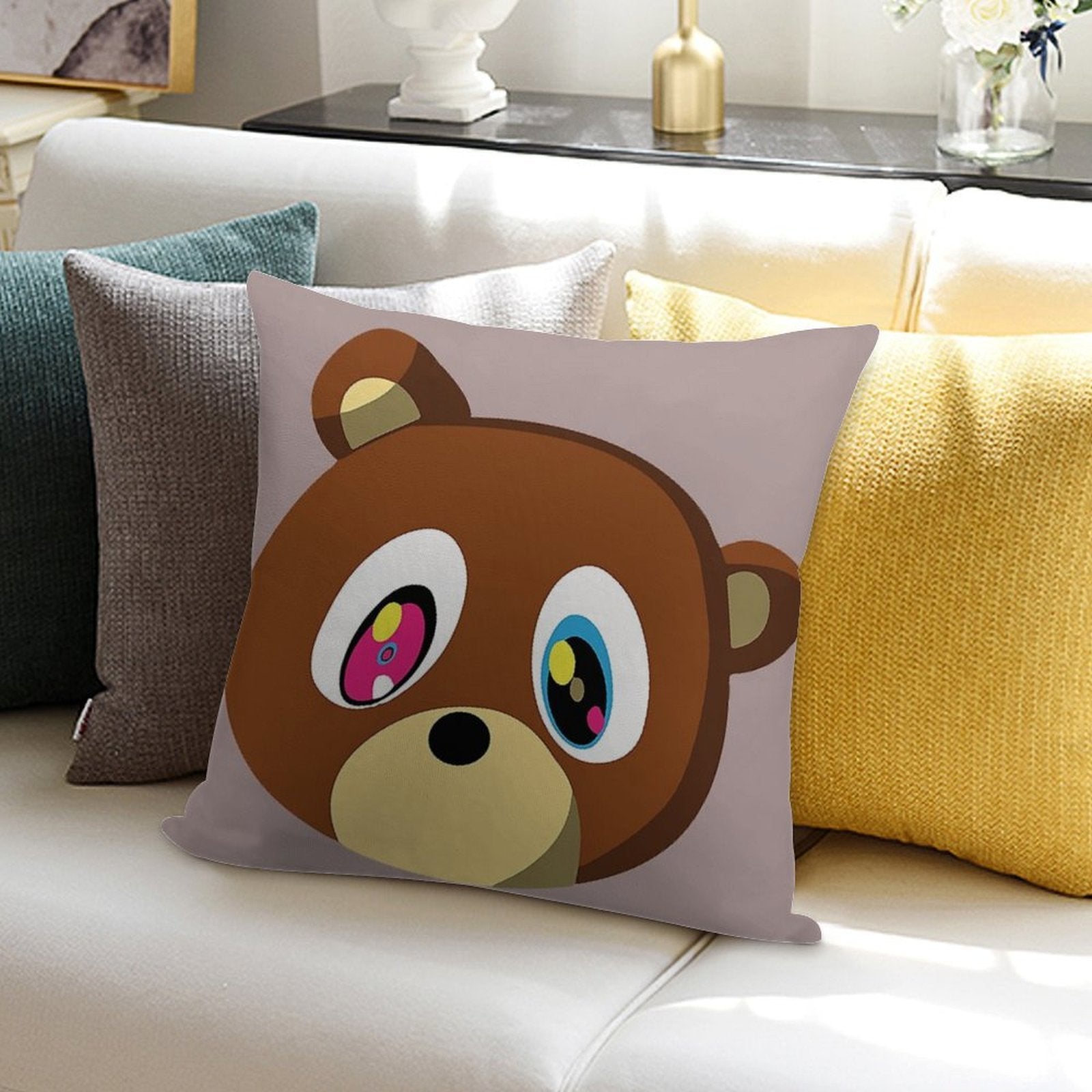 Graduation Bears Soft Bedroom Essential Throw Pillow