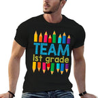 Team First Grade Back To School 1st Grade Teacher Student  High-quality Stitching T-Shirt