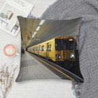 Merseyrail Class 508 115 at Liverpool Lime St Soft Hidden Zipper Throw Pillow