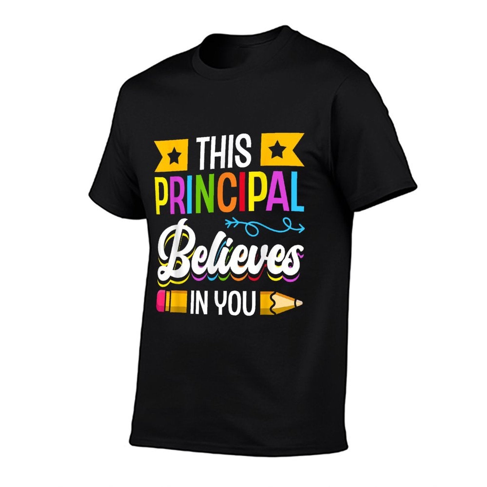 This Principal Believes In You School Principals Principal  Heathered Texture T-Shirt