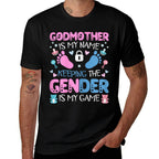 Godmother Gender Keeper Of The Gender Reveal Cute Godmother  Soft T-Shirt