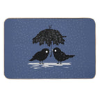 Birds in The Rain  Versatile Bath Mat