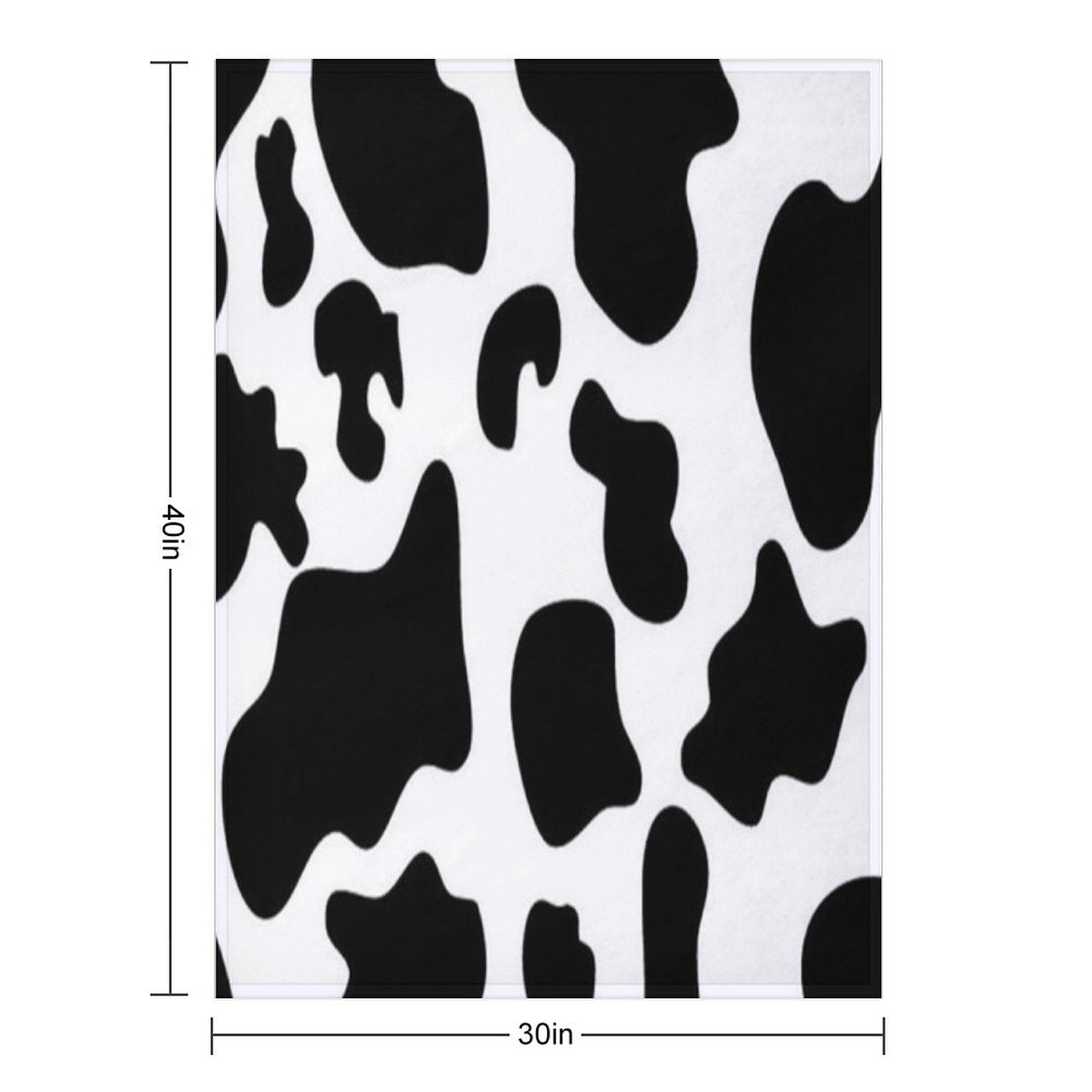 Cow Spots Comfort Throw Blanket