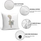 Roger Smokin' Up Soft High-Density Material Throw Pillow