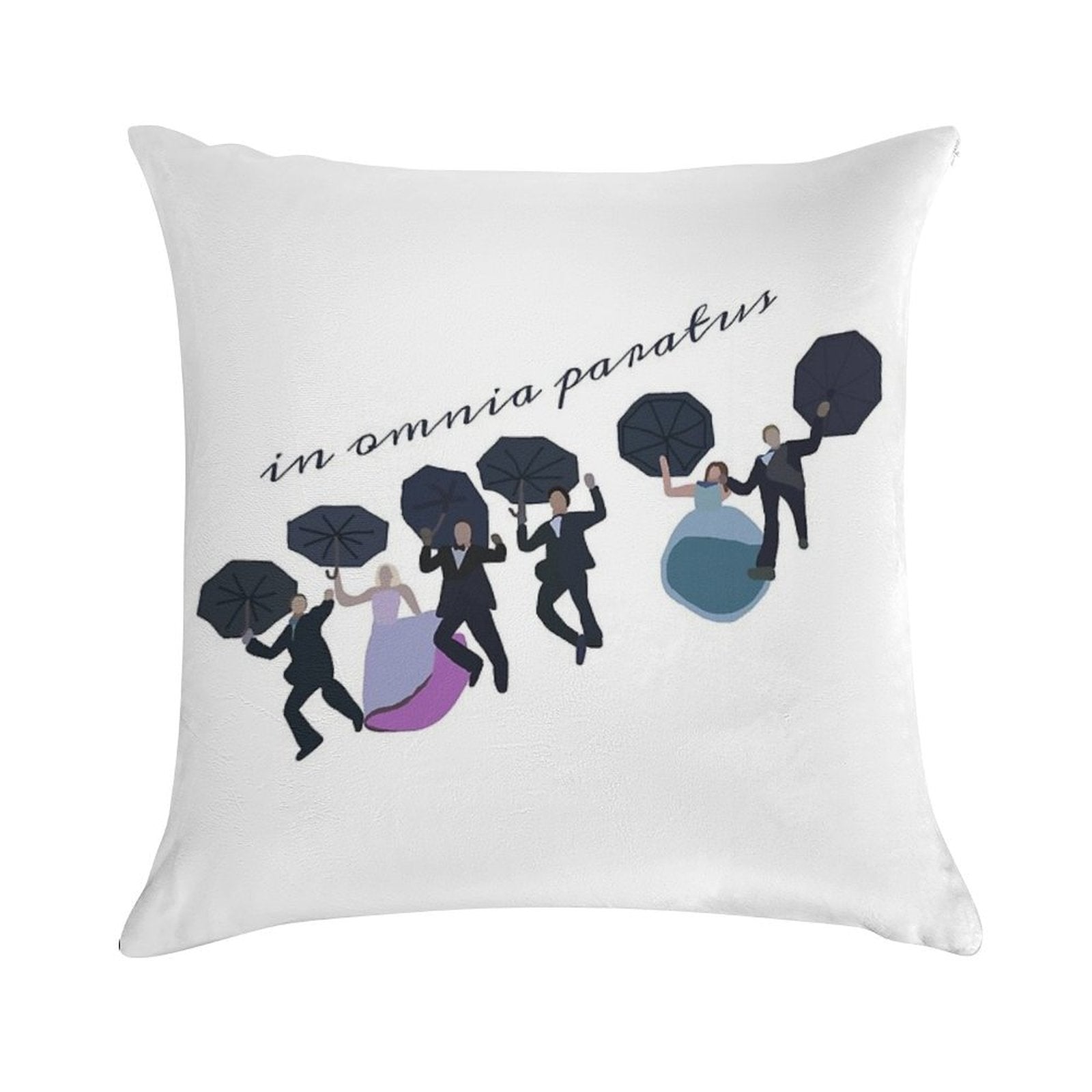 in Omnia Paratus Soft Bedroom Essential Throw Pillow