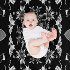 Cute Lil Bandana - Dark Version Plush Throw Blanket