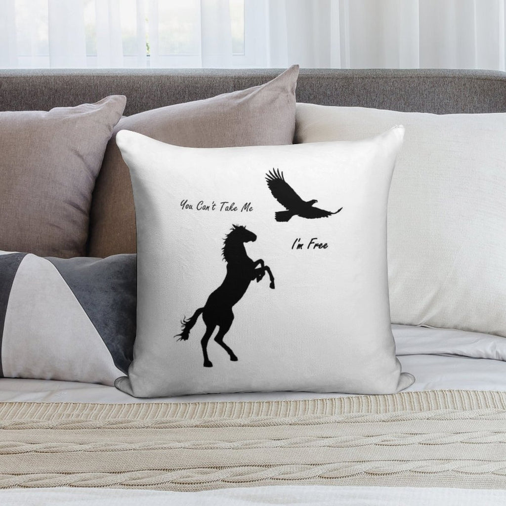 Spirit Stallion of The Cimarron Soft Easy Maintenance Throw Pillow