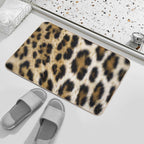 Leopard Skin Pattern  Fade-Resistant Bath Mat