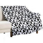 Cow Print Versatility Throw Blanket