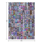 Tie Die Mandala Shirts Lightweight Throw Blanket