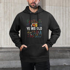 Square Root Of 49 7th Birthday 7 Years Old Birthday Moisture-Wicking Hoodie