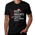 Nice Naughty Innocent Until Proven Guilty Christmas List  Classic T-Shirt