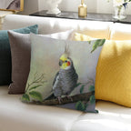 Cockatiel Soft Easy Maintenance Throw Pillow