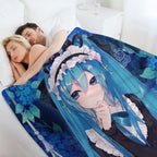 Hatsune Miku All-season Throw Blanket