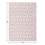 Multicolor Flower Pattern – Vibrant Floral Design for A Joyful Aesthetic Velvety-soft Throw Blanket