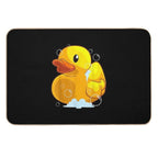Rubber Duck Gift Toddlers Duckling  Odorless Bath Mat