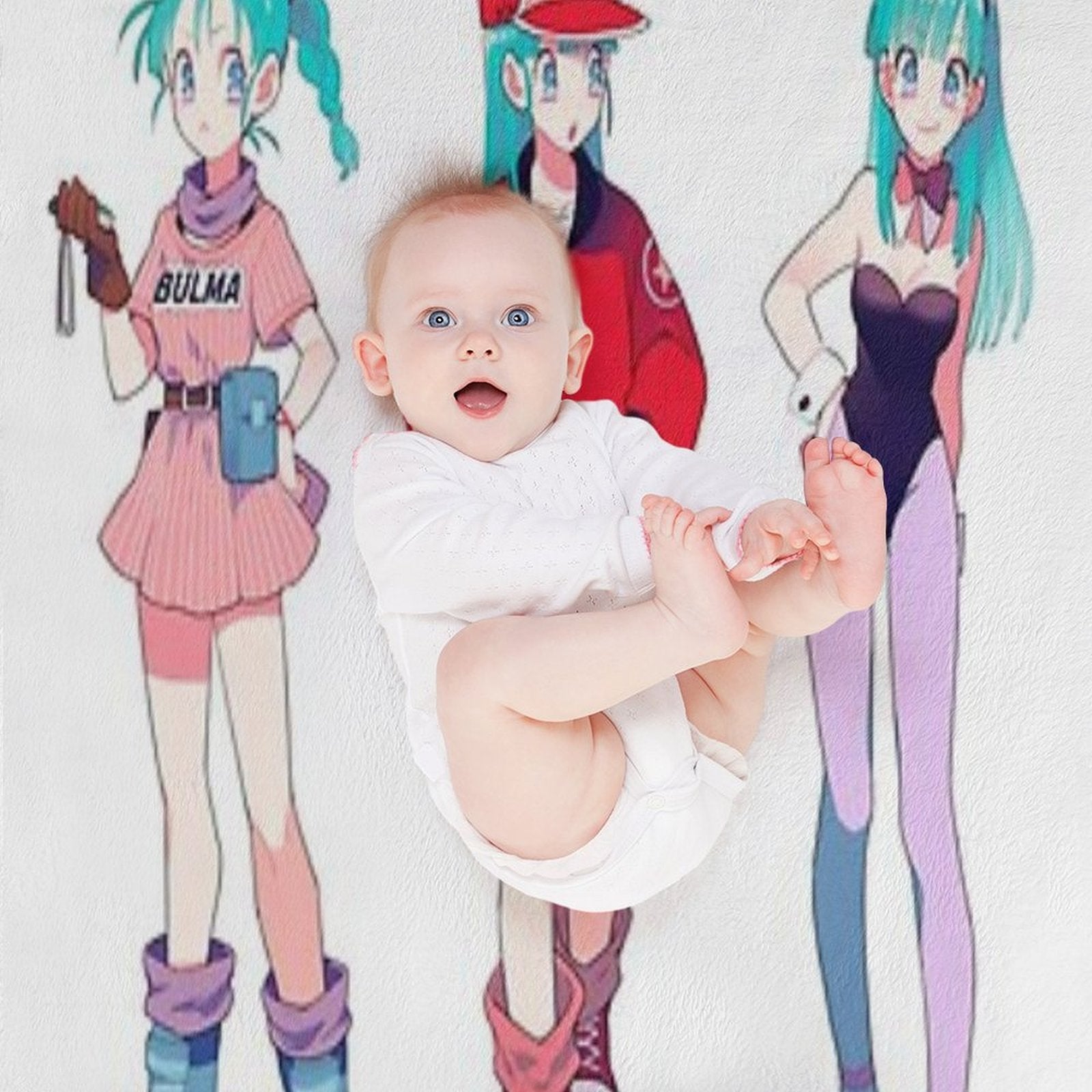 Bulma Girls Eco-conscious Throw Blanket