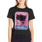 Benadryl Meme Cat Benny Cute  Funny  Slim-fit Cut T-Shirt